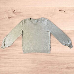 J. Crew Lightweight Cashmere-Blend Sweater – Classic & Cozy ✨🤍